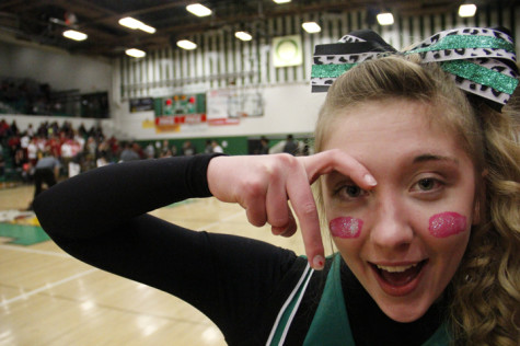 Junior Anna Stegall poses prior to the North/Hoover battle on Feb. 14.