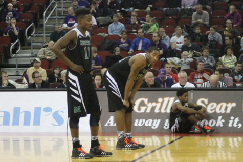 Left to right. Seniors Terrance Bush Jr, Sam Williams Jr, and Darious Myles