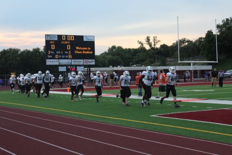 The Polar Bears take the field.